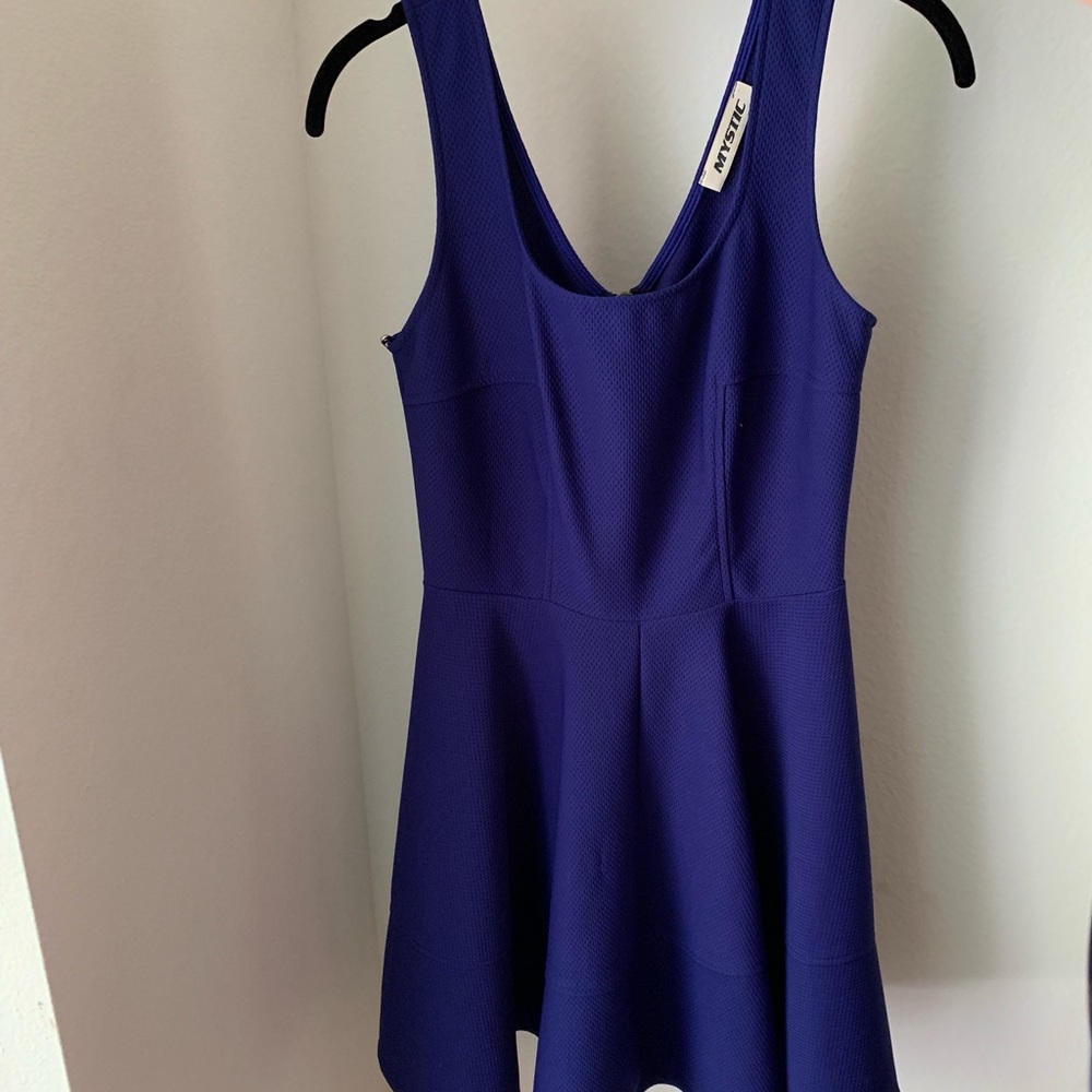 Cobalt blue skater dress